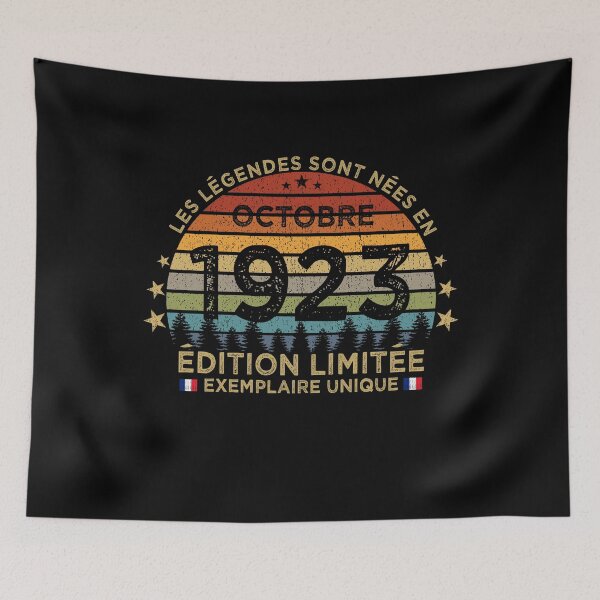 Item preview, Anniversaire 100 Ans Les Legendes Sont Nees en Octobre 1923 designed and sold by cssdru.