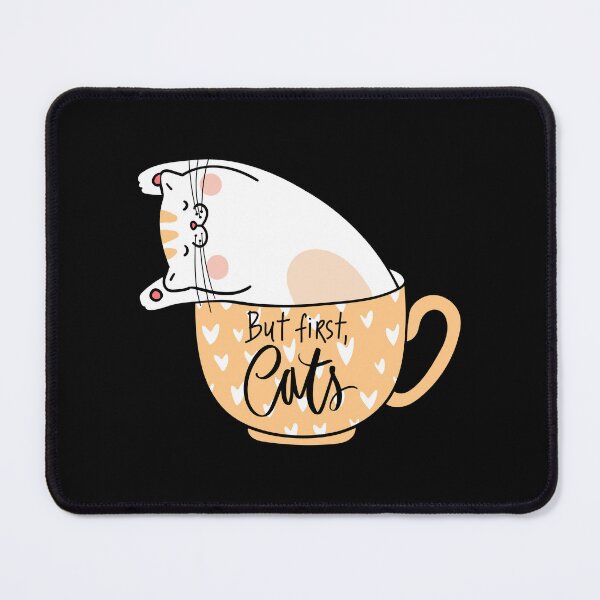 Item preview, But First Cats designed and sold by ZubiyaArt.