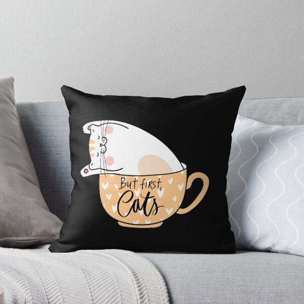 Item preview, But First Cats designed and sold by ZubiyaArt.
