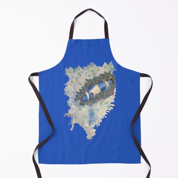 Item preview, Blue Clownfish in watercolor designed and sold by altairaleon.