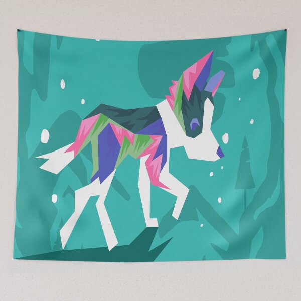 Item preview, Colorful Dog with Pop Art Style,Cool Dog Art Decoration-illustration design designed and sold by ArtisticoStyle.
