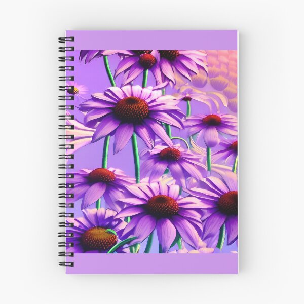 Item preview, Purple Coneflower Digital Abstract Art designed and sold by Milky-Way-Local.
