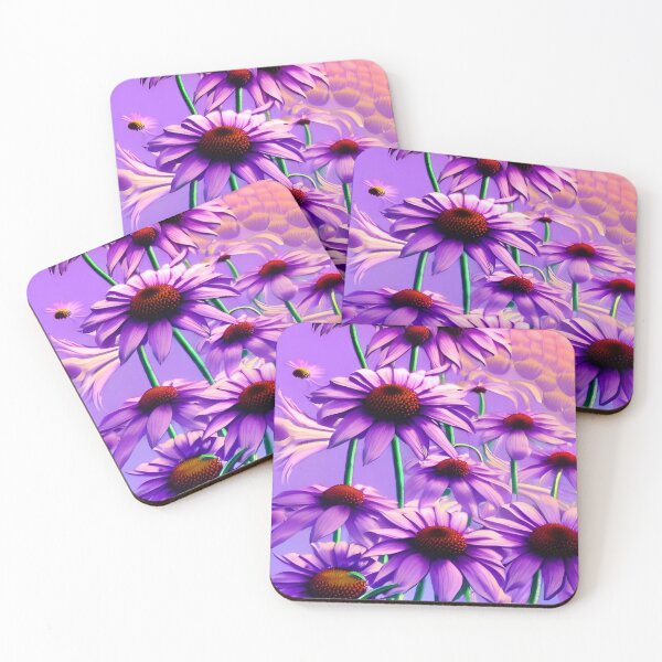 Item preview, Purple Coneflower Digital Abstract Art designed and sold by Milky-Way-Local.