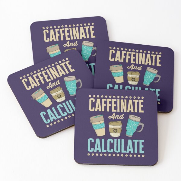 Item preview, Caffeinate and Calculate Accounting Accountant CPA designed and sold by jaygo.