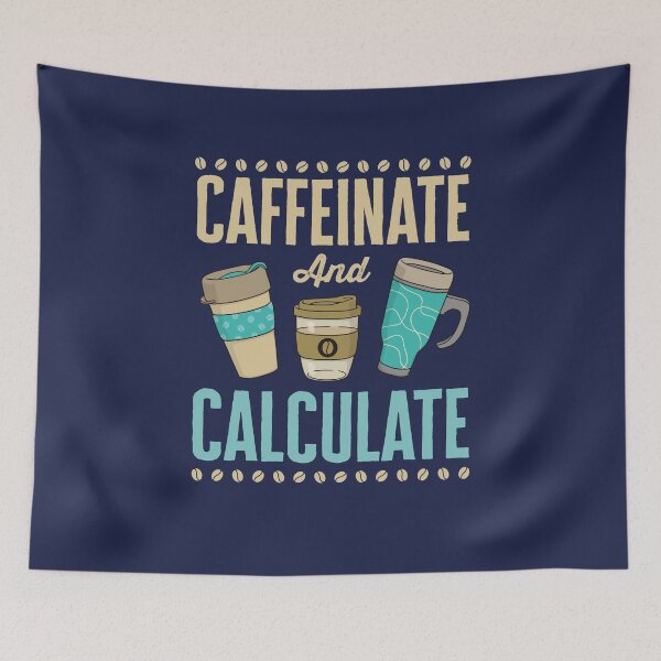 Item preview, Caffeinate and Calculate Accounting Accountant CPA designed and sold by jaygo.
