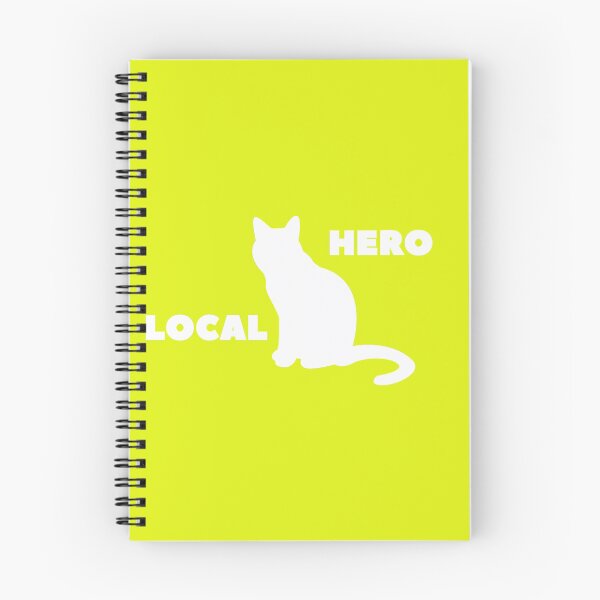 Item preview, local hero cat - white designed and sold by Bernsteinhaus.