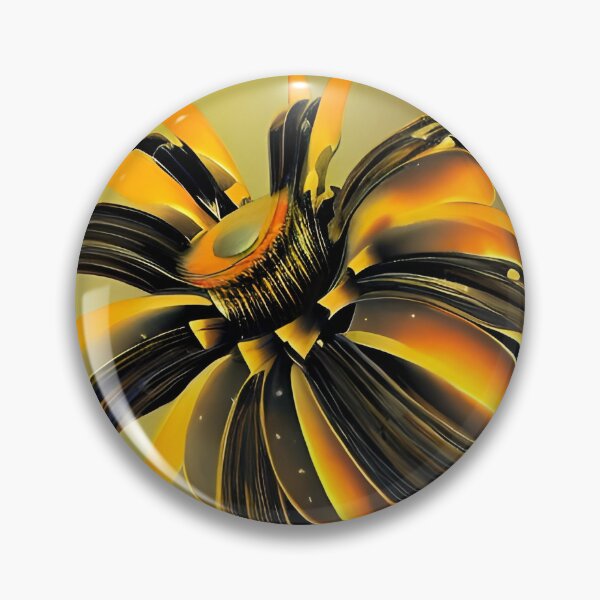Item preview, Yellow Abstract Metal Flower Artwork designed and sold by Milky-Way-Local.