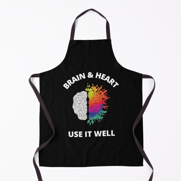 Item preview, Brain And Heart Use It Well - Funny Meme Sarcastic Satire - Self Inspirational Quotes - Inspirational Quotes About Life and Struggles designed and sold by ExploreTheStore.