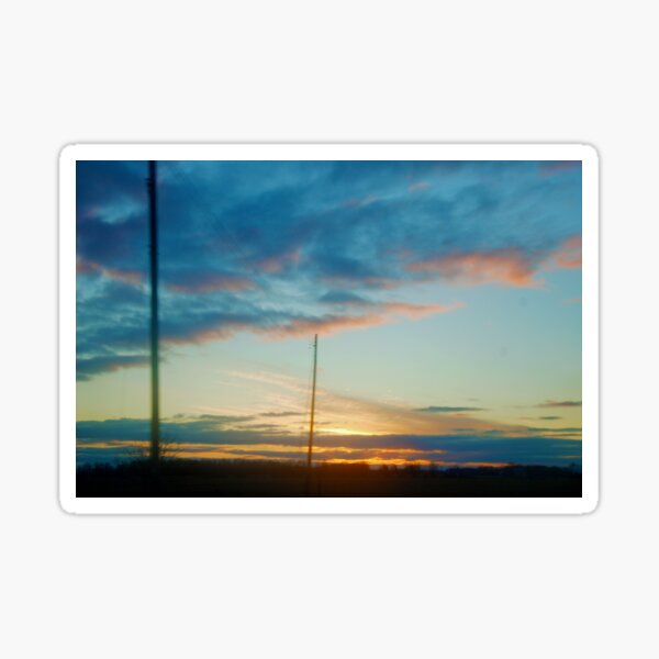 Traverse City sky Sticker