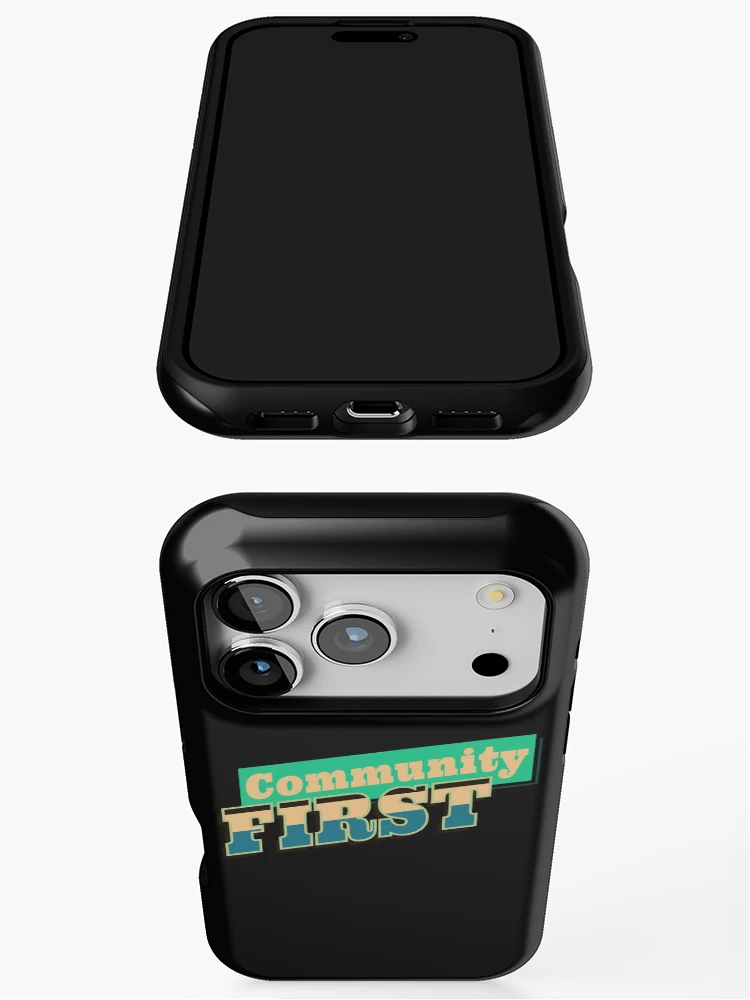 Thumbnail 3 of 4, iPhone Case, Community First designed and sold by RIXXI HEY CO..