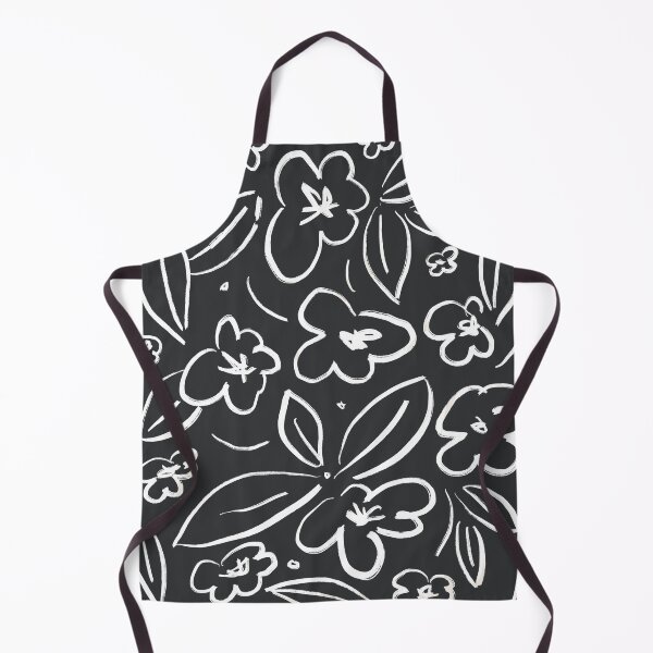 Artikelvorschau, Skizze von Blumen in Schwarz und Weiß - moderne Boho-Kunst entworfen und verkauft von BohomadicStudio.