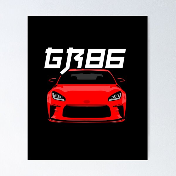 Item preview, JDM Tuning & Drift Car GR86 Fan designed and sold by AutoDesignWerks.