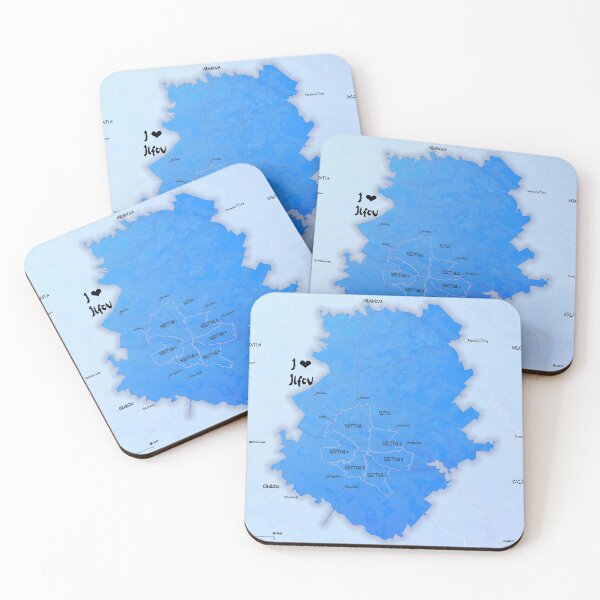Item preview, Ilfov County Map, România designed and sold by maptheclouds.
