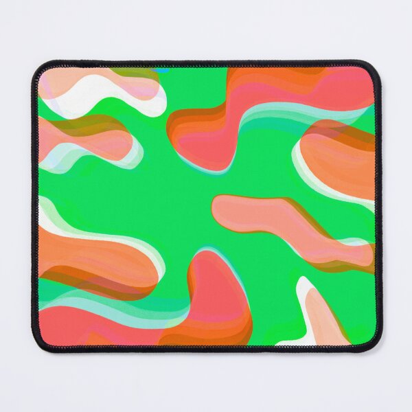 Item preview, Multicolor Neon Green, Neon Orange, White and Orange Tones Bubbly Pattern Design designed and sold by theprintedclub.