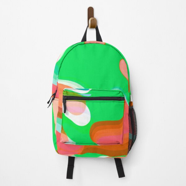 Item preview, Multicolor Neon Green, Neon Orange, White and Orange Tones Bubbly Pattern Design designed and sold by theprintedclub.
