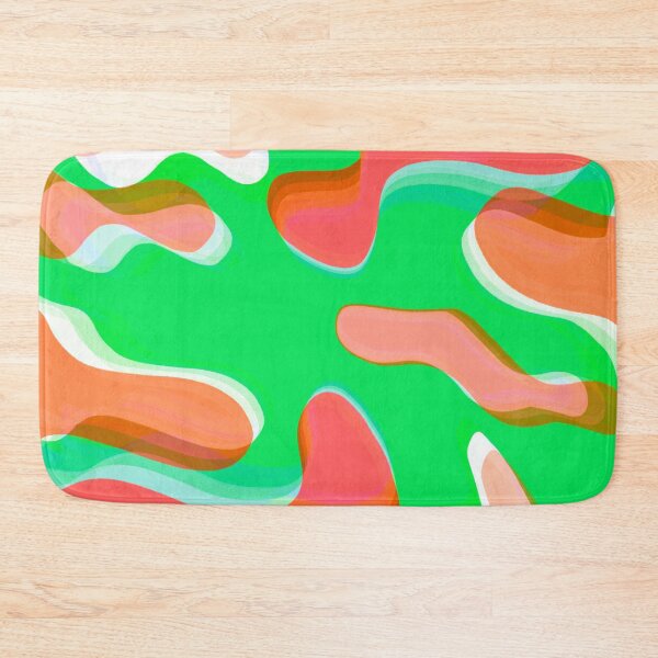 Item preview, Multicolor Neon Green, Neon Orange, White and Orange Tones Bubbly Pattern Design designed and sold by theprintedclub.
