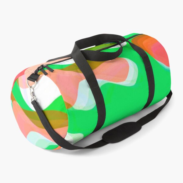 Item preview, Multicolor Neon Green, Neon Orange, White and Orange Tones Bubbly Pattern Design designed and sold by theprintedclub.