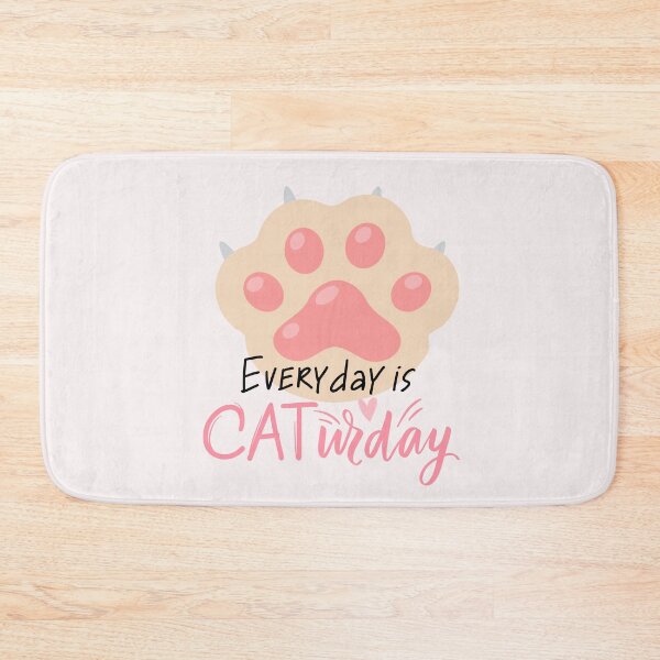 Item preview, Everyday Is Caturday designed and sold by ZubiyaArt.