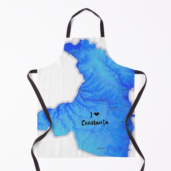 Item preview, Constanța County Map, România 2 designed and sold by maptheclouds.