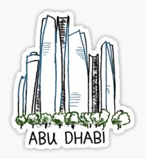 Abu Dhabi UAE United Arab Emirates Sticker