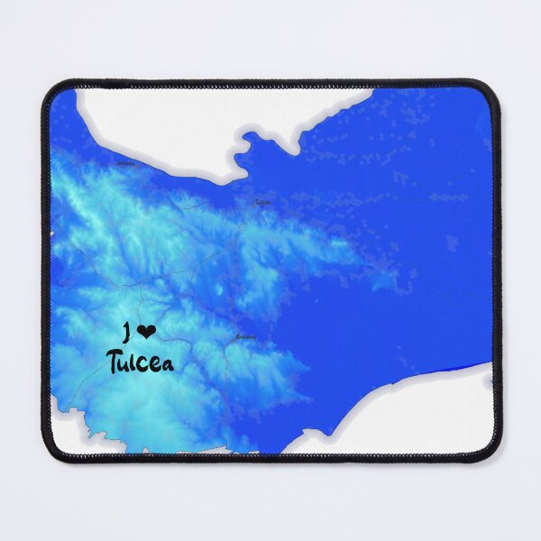 Item preview, Tulcea County Map, România 2 designed and sold by maptheclouds.