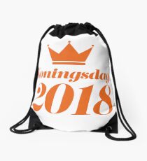 Koningsdag Crown 2018 - King's Day Netherlands Celebration Nederland Drawstring Bag