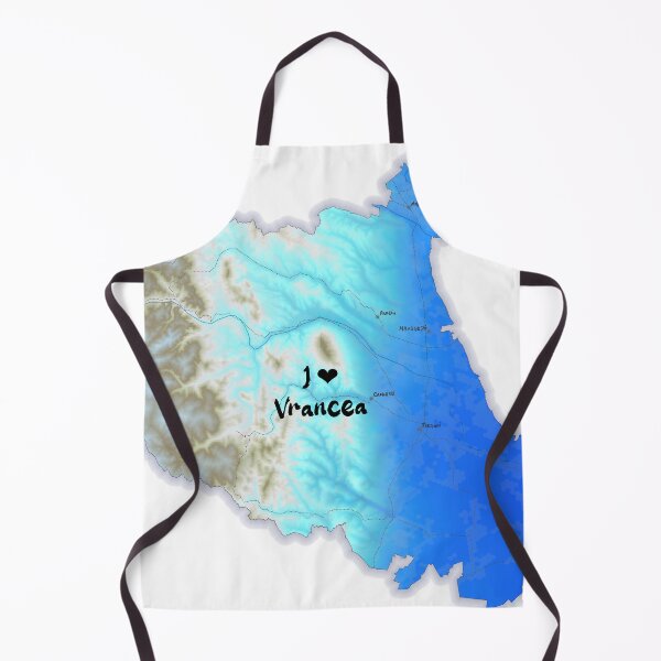 Item preview, Vrancea County Map, România 2 designed and sold by maptheclouds.