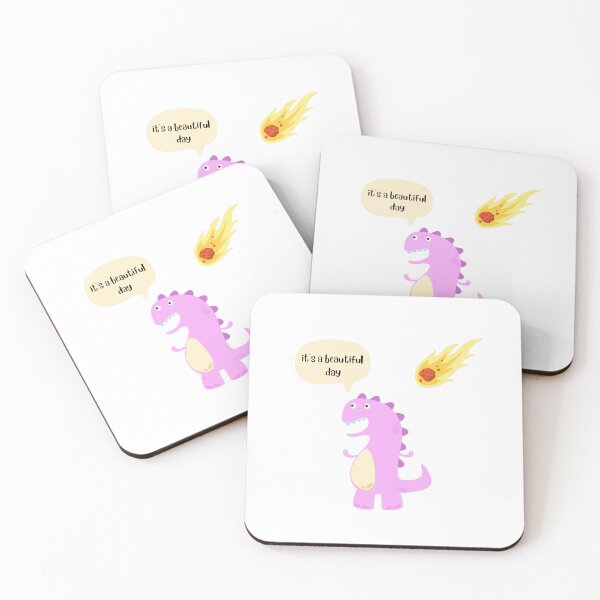 Item preview, The optimistic dino, A beautiful day designed and sold by Meeseeeks.