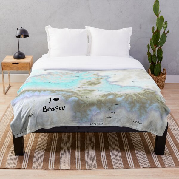 Item preview, Mapa del condado de Brașov, Rumania designed and sold by maptheclouds.