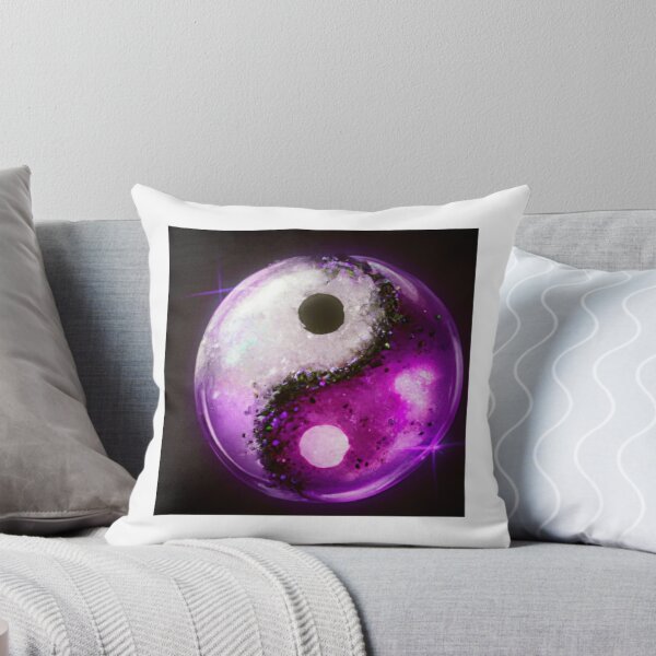 Aperçu de l'œuvre Symbole Yin Yang en cristal violet créée et vendue par VFWChuck.
