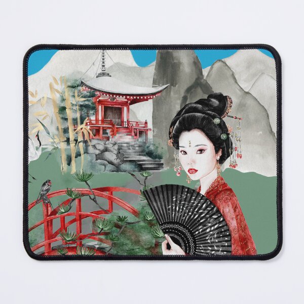 Item preview, Geisha at the bridge temple designed and sold by HofTao.