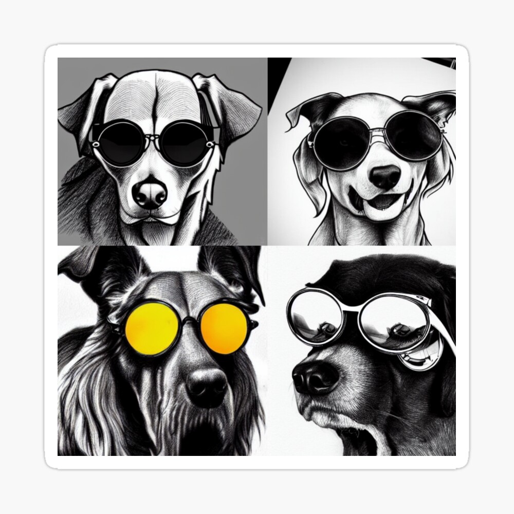 Stay Cool Dog Wearing Glasses Cap Back To School Compact Mirror