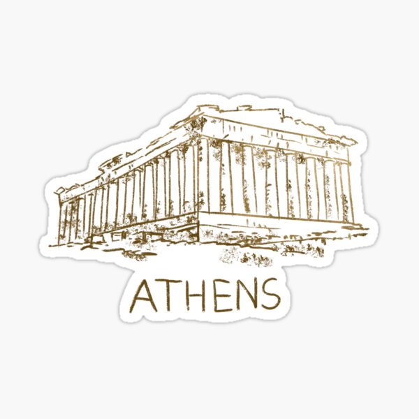 Athens Greece Sticker