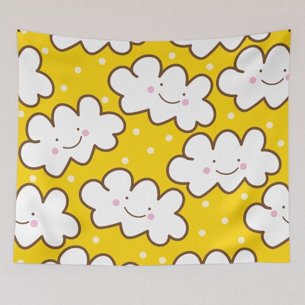 Item preview, Cute cloud pattern designed and sold by fluffyfamcraft.