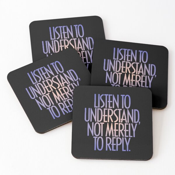 Item preview, Listen to understand, not merely to reply. v.2 designed and sold by x1brett.