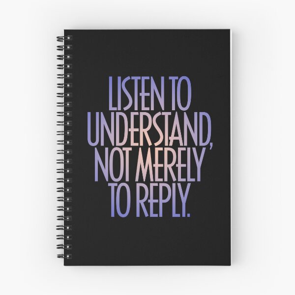 Item preview, Listen to understand, not merely to reply. v.2 designed and sold by x1brett.