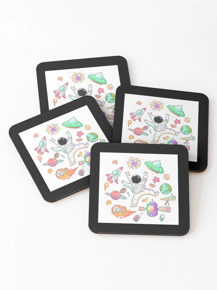 Thumbnail 1 of 5, Coasters (Set of 4), Space objects designed and sold by Rajeev Singh.