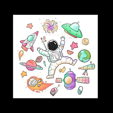 Artwork thumbnail, Space objects by Rajeev Singh