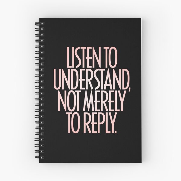 Item preview, Listen to understand, not merely to reply. v.3 designed and sold by x1brett.