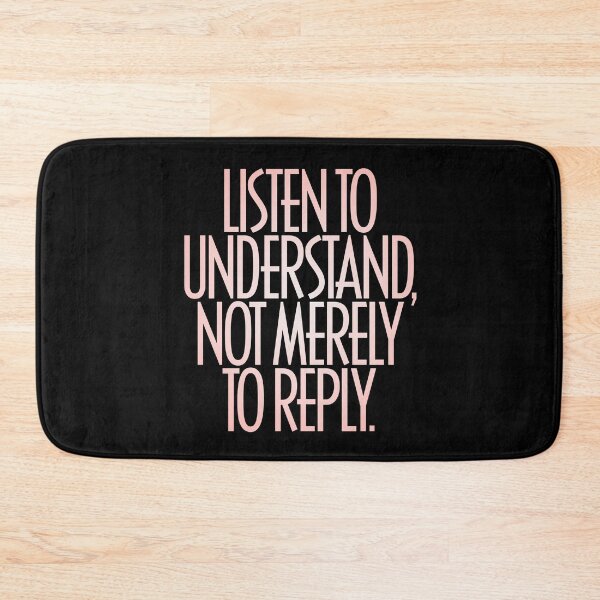 Item preview, Listen to understand, not merely to reply. v.3 designed and sold by x1brett.