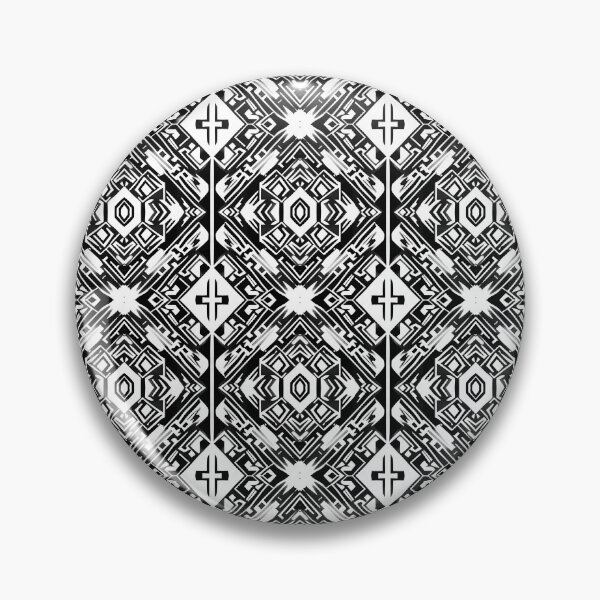 Item preview, Traditional Igorot-inspired tribal pattern. Ethnic Black and white designed and sold by IlustradoArts.