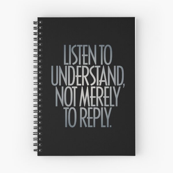 Item preview, Listen to understand, not merely to reply. v.5 designed and sold by x1brett.