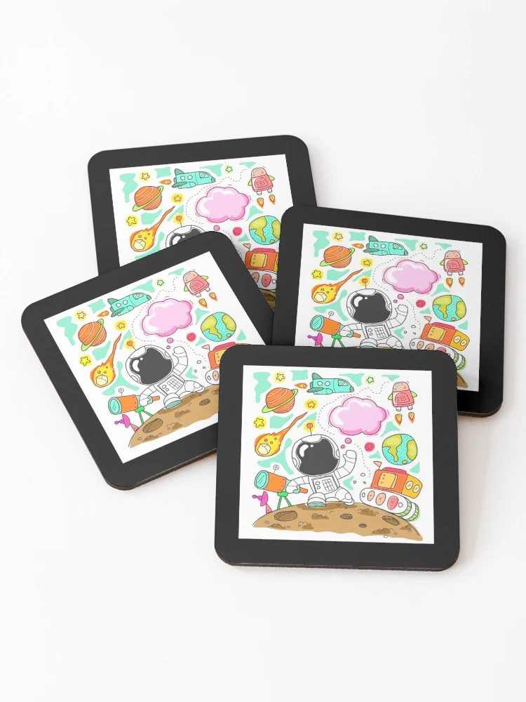 Thumbnail 1 of 5, Coasters (Set of 4), Space objects designed and sold by Rajeev Singh.