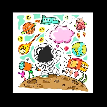 Artwork thumbnail, Space objects by Rajeev Singh