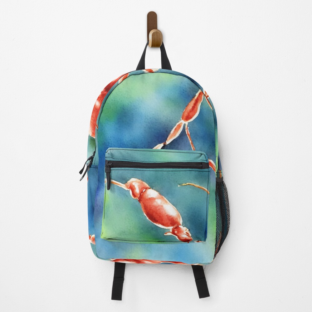 Vista previa del artículo con la obra «Mochila», diseñado y vendido por DrawItOnce.