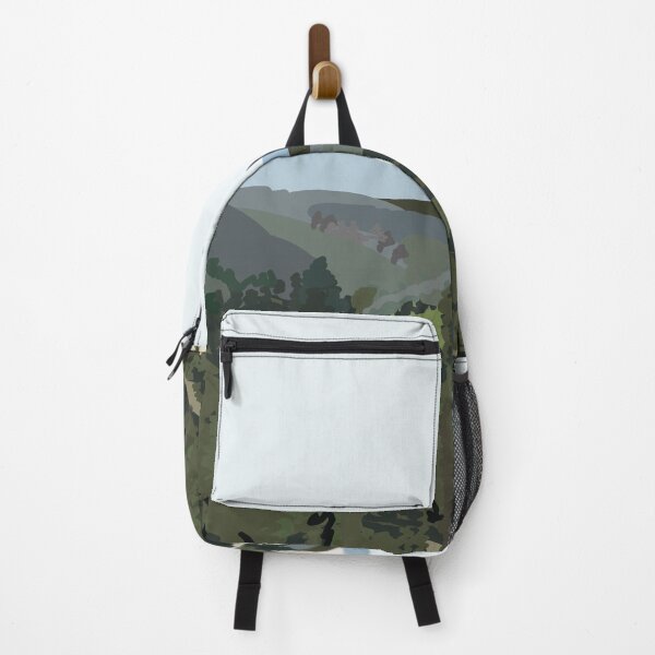 Item preview, Wanderlust Mountains & Valleys - Shepherd's Lookout in Canberra - blue designed and sold by perfektdesign.