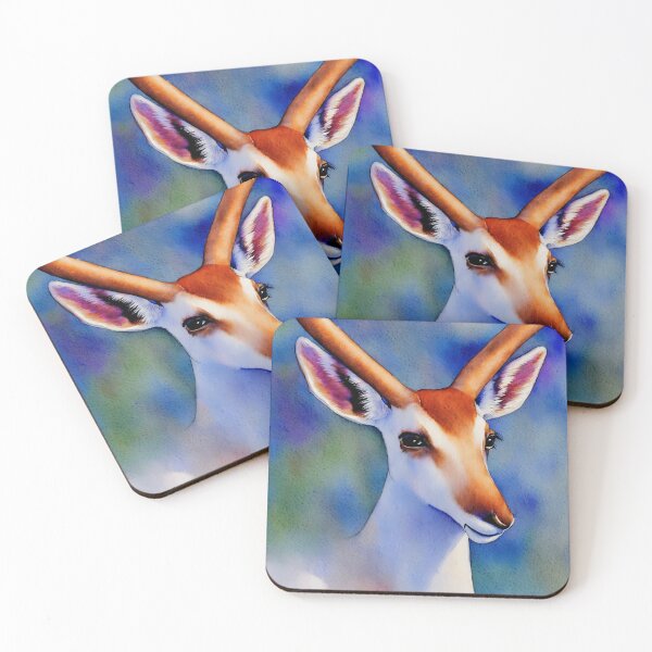 Item preview, Antelope,highly,detailed,watercolor,painting designed and sold by DrawItOnce.