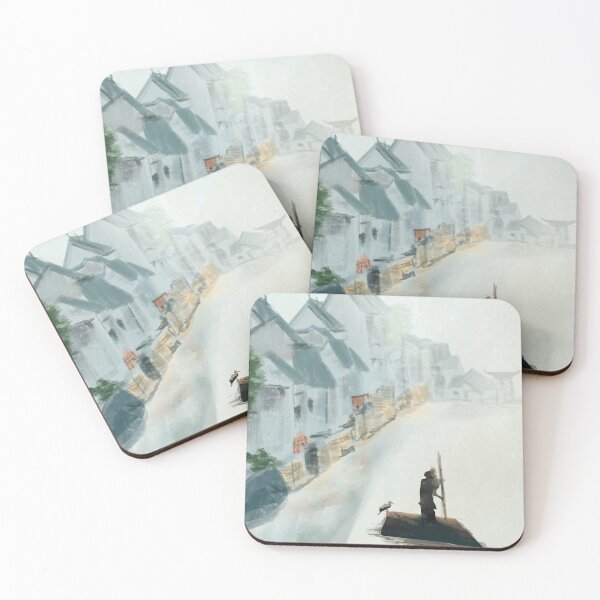 Item preview, Water city | Artprint  designed and sold by Leafy Impressions.