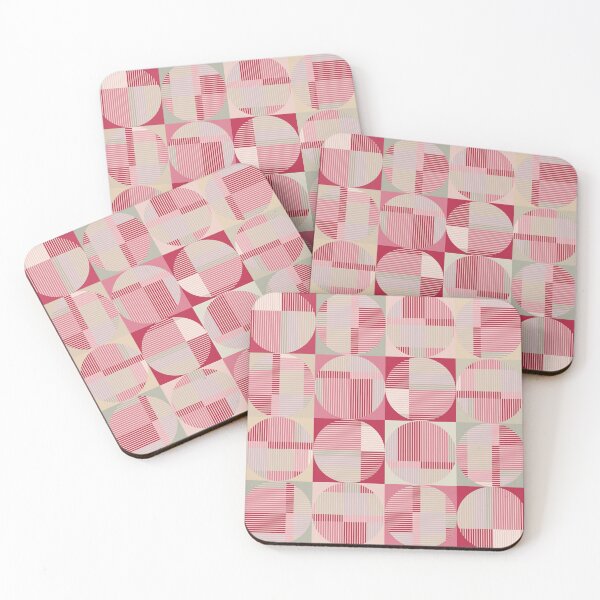 Item preview, Bauhaus Viva Magenta Dot and Line Pattern  designed and sold by Dominiquevari.