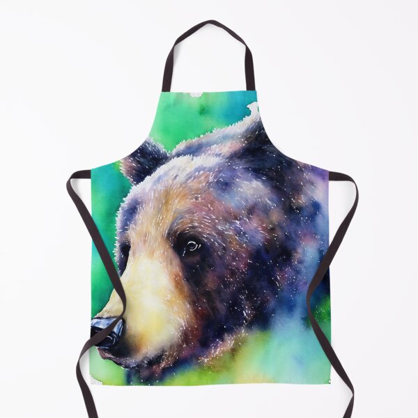 Item preview, Bear highly detailed watercolor painting designed and sold by DrawItOnce.